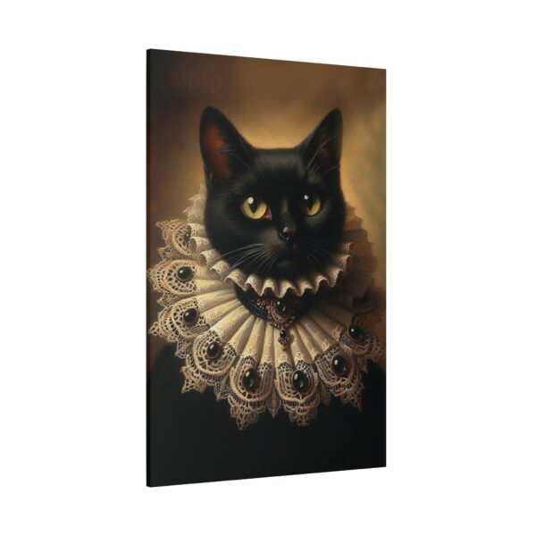 Canvas Art - Victorian Female Black Cat - Image 6