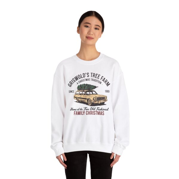 Crewneck Sweatshirt: Griswold's Tree Farm - Image 4