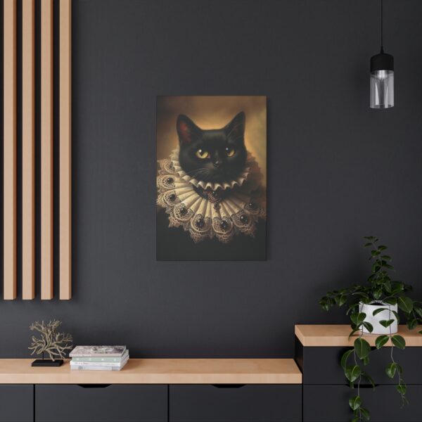 Canvas Art - Victorian Female Black Cat - Image 12