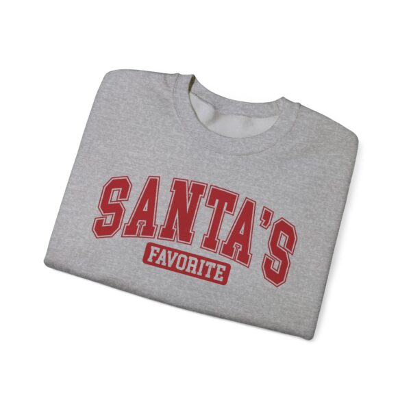 Crewneck Sweatshirt: Santa's Favorite - Image 13