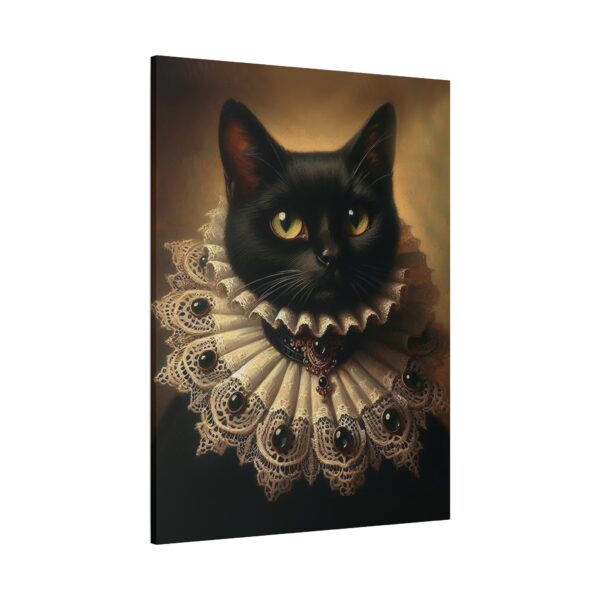 Canvas Art - Victorian Female Black Cat - Image 2