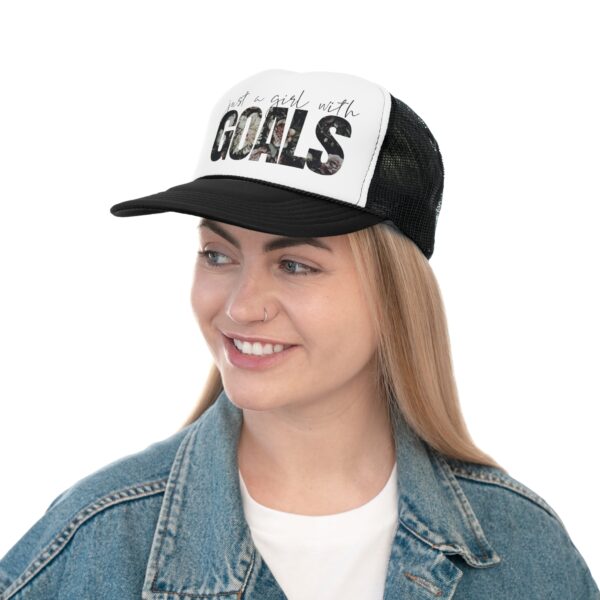 Just a Girl with Goals: Trucker Cap - Image 4