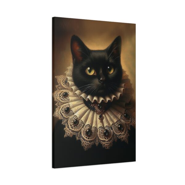 Canvas Art - Victorian Female Black Cat - Image 10