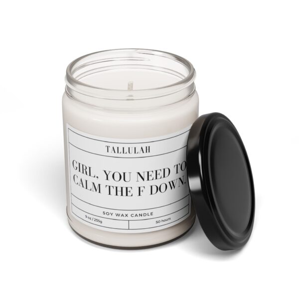 Soy Candle: "Girl, you need to calm the F down." - Image 3