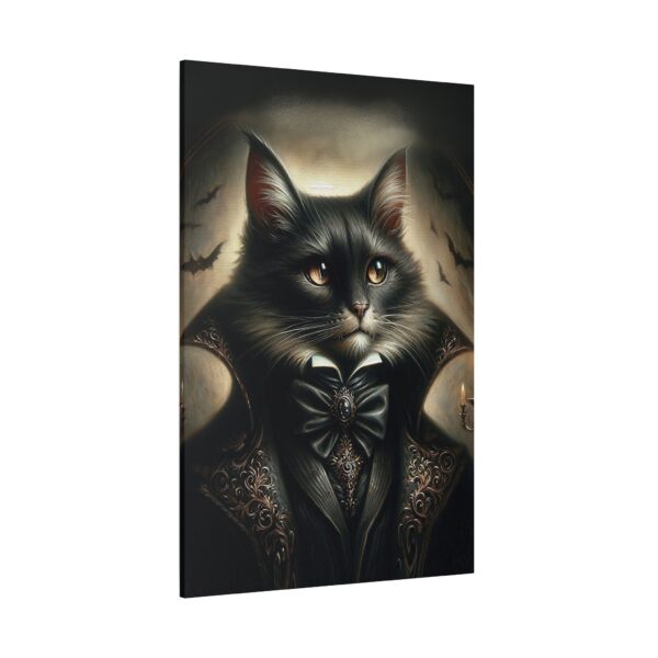 Canvas Art - Victorian Male Black Cat - Image 6