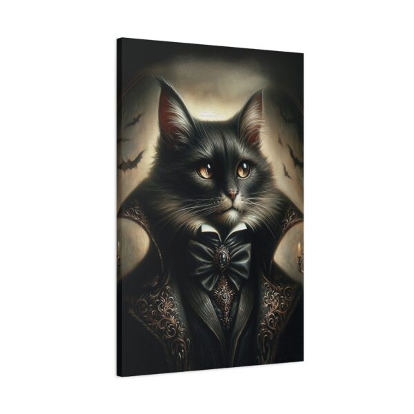 Canvas Art - Victorian Male Black Cat - Image 10